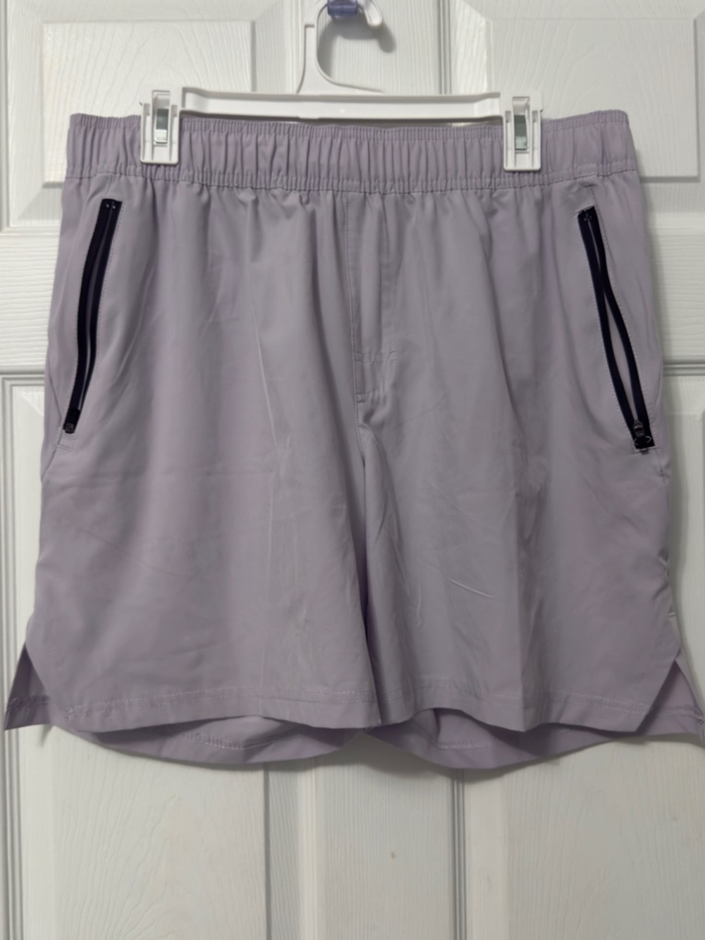 Grey Athletic Skort with Zip Pockets